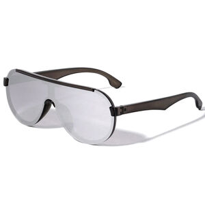 Sunglasses Silver Mirror Lens Light Beach Street Wear Trendy UV400 Protection‎